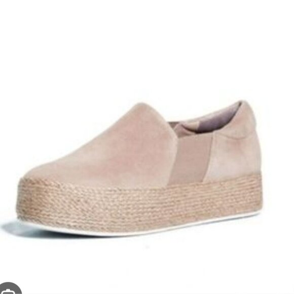 Vince Shoes - VINCE | Suede Espadrille Sneakers Beige Sz 9M